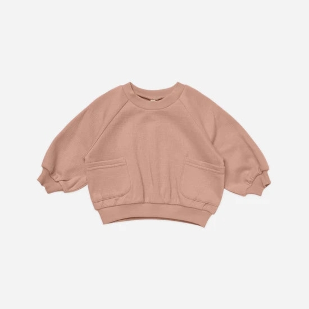 Quincy Mae Blush Pink Kids Sweatshirt